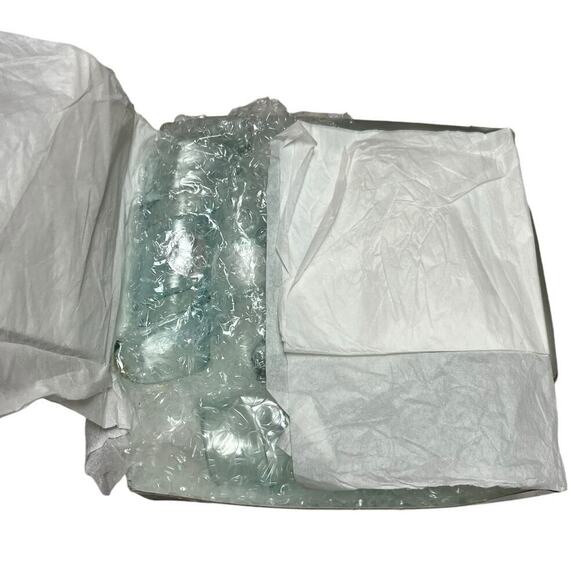 Country Glass Napkin Rings Made in Colombia 6 rings - Picture 5 of 6